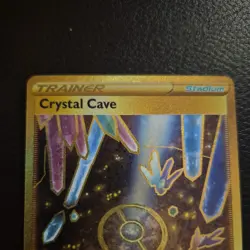 Pokemon Evolving Skies Sword & Shield Crystal Cave 230/203 Gold Card Secret Rare - Image 2
