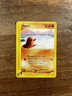 Pokemon Card : Diglett 50/144 ( Skyridge Set) - WOTC Vintage - NM - Image 1