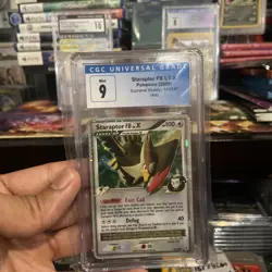 Staraptor FB LV X Supreme Victors 147/147 Holo Rare Pokemon Card Graded CGC - Image 1