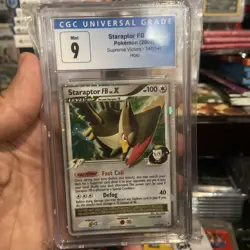 Staraptor FB LV X Supreme Victors 147/147 Holo Rare Pokemon Card Graded CGC - Image 4