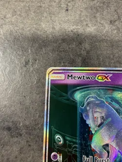 Pokemon Mewtwo GX Card 78/73 Shining Legends Secret Rare Full Art Holo - Image 2
