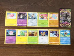 Pokemon Sword & Shield Vivid Voltage Miscut Error 11 Card Lot CONNECT TOGETHER - Image 1