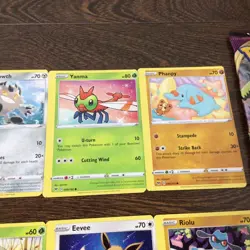 Pokemon Sword & Shield Vivid Voltage Miscut Error 11 Card Lot CONNECT TOGETHER - Image 5