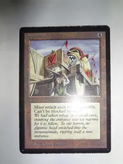 MTG MAGIC THE GATHERING CARD ORIGINAL BETA LIMITED ARTIFACT JUGGERNAUT VINTAGE - Image 1