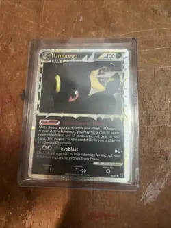 Pokemon TCG Stage 3 Umbreon 2010 Holo Card basically mint condition in sleeve - Image 1