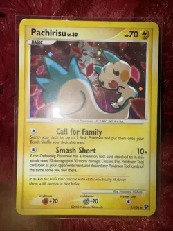 Pokemon Pachirisu TCG Great Encounters Holo Card 5/106 Rare - Image 1