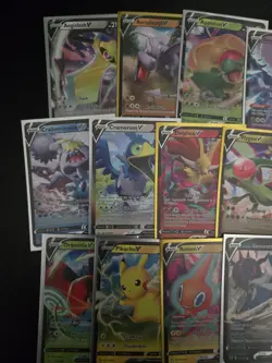 Lot of 16 Pokemon V Cards (Mew, Pikachu, Articulate, etc) - Image 2