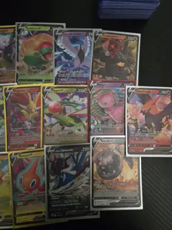 Lot of 16 Pokemon V Cards (Mew, Pikachu, Articulate, etc) - Image 3