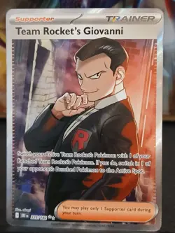 Team Rocket's Giovanni 225/182 Sv10: Destined Rivals Pokemon Card - Image 4