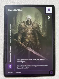 Wonders of the First Baern Bal'Thor Mythic Non-Foil Card 007/401 - Image 1