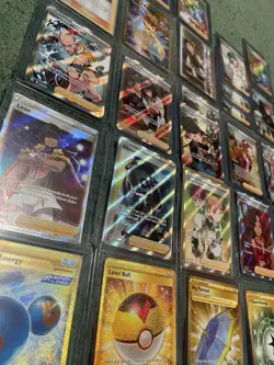 Pokemon Trainer Card Lot (30+ Cards, GOLD, RAINBOW, FULL ARTS) + Evolutions - Image 1