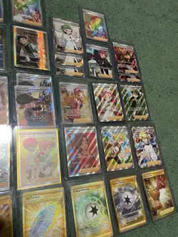 Pokemon Trainer Card Lot (30+ Cards, GOLD, RAINBOW, FULL ARTS) + Evolutions - Image 3