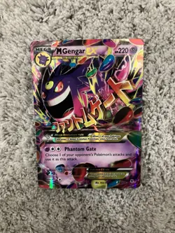 Pokemon TCG Mega-Gengar-EX Phantom Forces Holo Rare Card 35/119 - Image 1