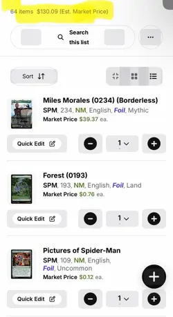 Magic The Gathering Spiderman Lot Of 64 Rare Cards Foil And Regular - Image 2