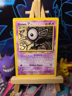 Pokemon Unown TCG Neo Discovery Card 48/75 Unlimited Uncommon - Image 1