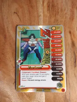 Dragon Ball Z DBZ CCG TCG Card Zarbon Hero 1 #CA7 - Foil, LP 2003 Score Limited - Image 2