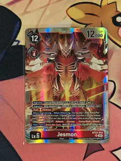 Digimon Card Game Jesmon BT23-013 SR Super Rare BT23 Hackers Slumber NM See Pics - Image 5