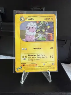 Pokemon TCG Flaaffy Expedition Card 77/165 Regular Uncommon - Image 1