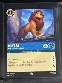 Disney Lorcana The Lion King Theme 8 Card Lot Simba/Nala/Mufasa/Zazu/Rafiki - Image 4