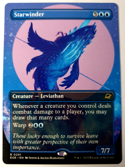 MTG Edge of Eternities - Starwinder - Borderless Rare - 0291 NM - Image 1