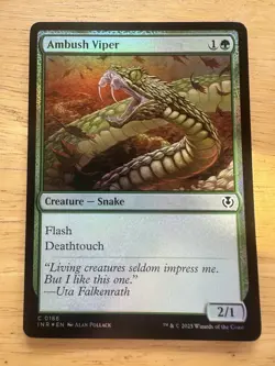 FOIL - MTG Ambush Viper #186 - Innistrad Remastered - Image 1