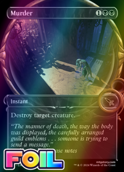 x1 Murder MKM MTG 300 FOIL SHOWCASE COMMON M/NM 1x - Image 1