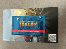 MTG THE LOST CAVERNS OF IXALAN BOX TOPPER SEALED PACK - Image 1