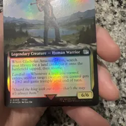 Gladiolus Amicitia Extended Art Foil Exclusive - FIN 0489 NM - MTG Magic - Image 3