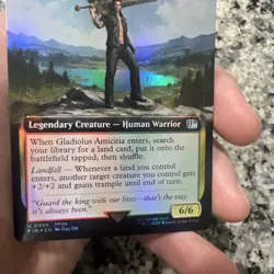 Gladiolus Amicitia Extended Art Foil Exclusive - FIN 0489 NM - MTG Magic - Image 4