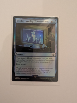 MtG Doctor Who Wibbly-Wobbly, Timey-wimey Foil C 0062 Magic Gathering - Image 1