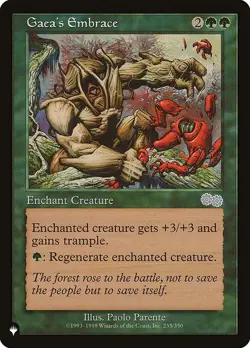 1x Gaea's Embrace - Retro Frame NM Eng MTG - The List - Image 1