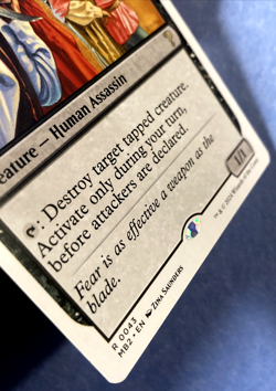 MTG King's Assassin (White Border) Mystery Booster 2 43 NM - Image 2
