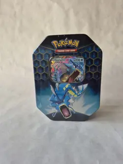 Pokemon TCG Hidden Fates Gyarados GX Tin NEW & Factory Sealed - Image 1