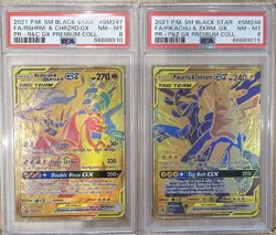 Pokemon Bundle PSA 8 NM-MT Gold Ultra Rare Premium Collection - Image 1