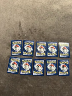 Vintage Grass Energy 1999 99/102 Base Set Unlimited Common Pokemon Lot of 10 - Image 4