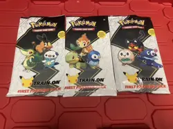 Pokemon TCG First Partner Pack: Set of 3 (Sinnoh/Unova/Alola) 820650809620 - Image 1