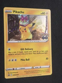 Pokemon TCG GO Pikachu Cosmos Promo Sword & Shield Promo SWSH234 NM/Mint - Image 2