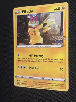 Pokemon TCG GO Pikachu Cosmos Promo Sword & Shield Promo SWSH234 NM/Mint - Image 3