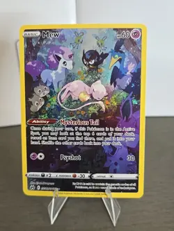 2023 POKEMON SWORD & SHIELD CROWN ZENITH #GG10/GG70 MEW GALARIAN GALLERY - Image 1