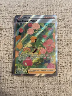 Gardenia's Vigor GG61/GG70 - Pokemon TCG Crown Zenith: Galarian Gallery Holo NM - Image 1
