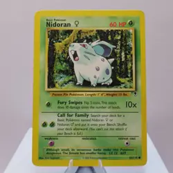Pokemon TCG - Nidoran F 82/110 Legendary Collection Common WOTC - HP - Image 2