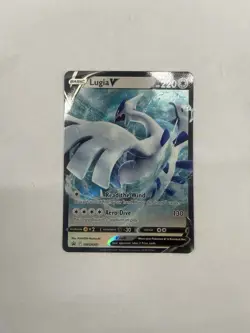 Pokemon Lugia V SWSH301 Sword & Shield Holo Black Star Promo - Image 1