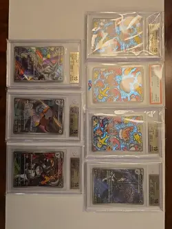 Pokemon Slab Lot (7) PSA & BGS 10 Japanese Art Rare - Image 1