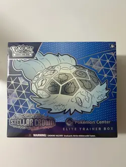 Sealed! Pokemon TCG Stellar Crown Pokemon Center Elite Trainer Box PKC ETB - Image 1