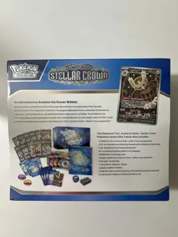 Sealed! Pokemon TCG Stellar Crown Pokemon Center Elite Trainer Box PKC ETB - Image 2