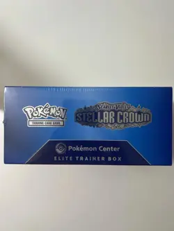Sealed! Pokemon TCG Stellar Crown Pokemon Center Elite Trainer Box PKC ETB - Image 3