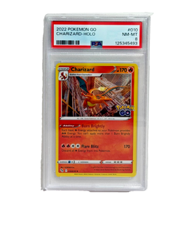 2022 POKEMON GO #010 CHARIZARD-HOLO PSA 8 - Image 1