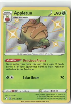 Appletun, Pokemon Shining Fates: Shiny Vault Shiny Holo Rare, SV014/SV122 NM - Image 1