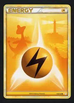 Lightning Energy 118/123 HeartGold SoulSilver Common Pokemon TCG - Image 1