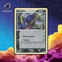 Carte Pokemon Carvanha 56/107 Ex Deoxys Francais - Image 1